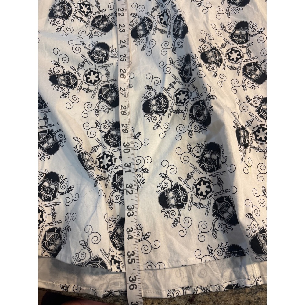 Her Universe Disney Dress Shop Darth Vader Halter Dress‎ Size Large Black White - Picture 8 of 10